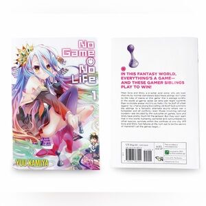 No Game No Life Vol 1 Light Novel Anime Book Yuu Kamiya Otaku Read